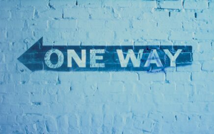 one way signage