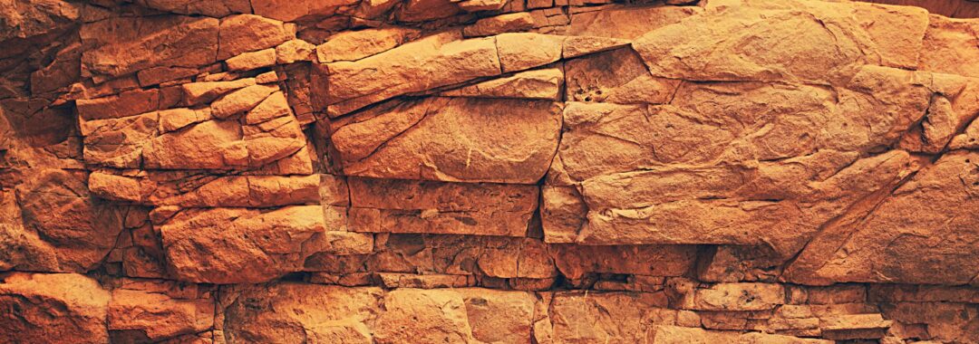 brown rock wall