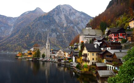 city beside body of water during daytime