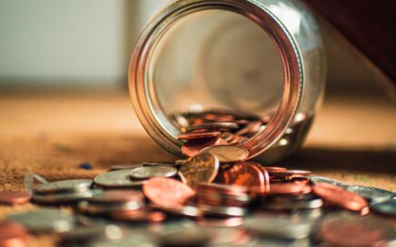 close-up photo of assorted coins