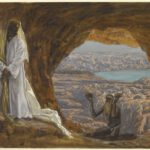 Jesu Versuchung in der Wüste durch den Teufel